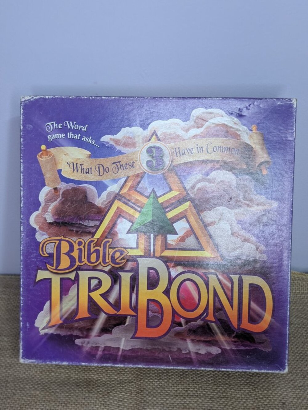Complete Bible TriBond Board Game 1997 Vintage Christian Trivia Church Groups